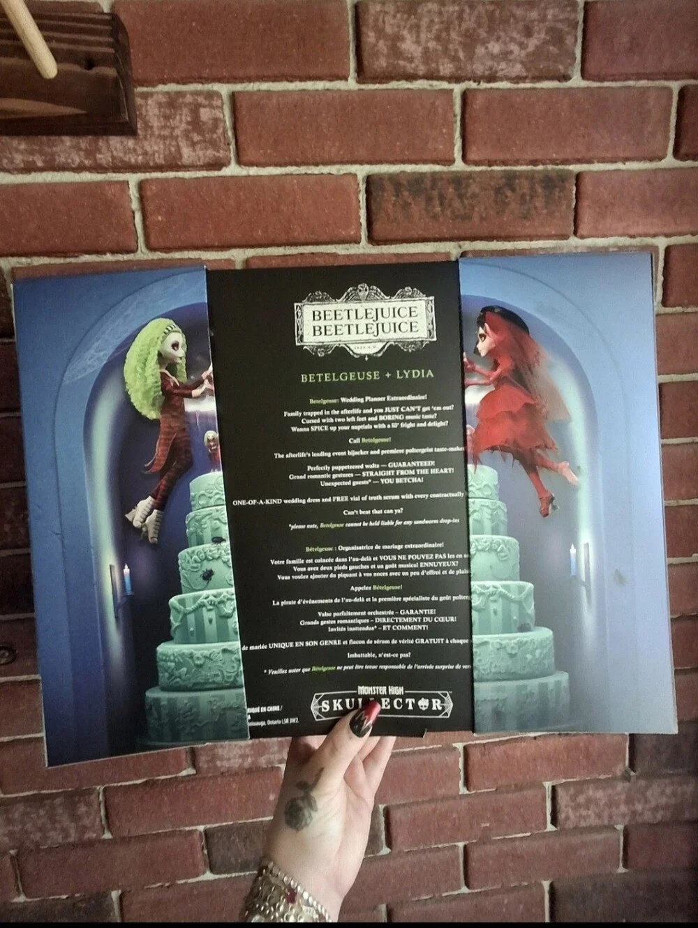 BEETLEJUICE Wedding 2 pack Lydia and Beetlejuice